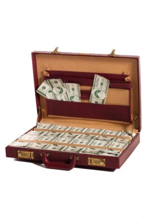 Briefcase with Fake Money-0