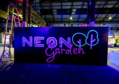 Neon Garden Theme - Sydney Prop Specialists