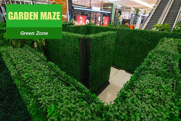 Garden Maze Theme - Green Zone Themes -  Sydney Prop Specialists
