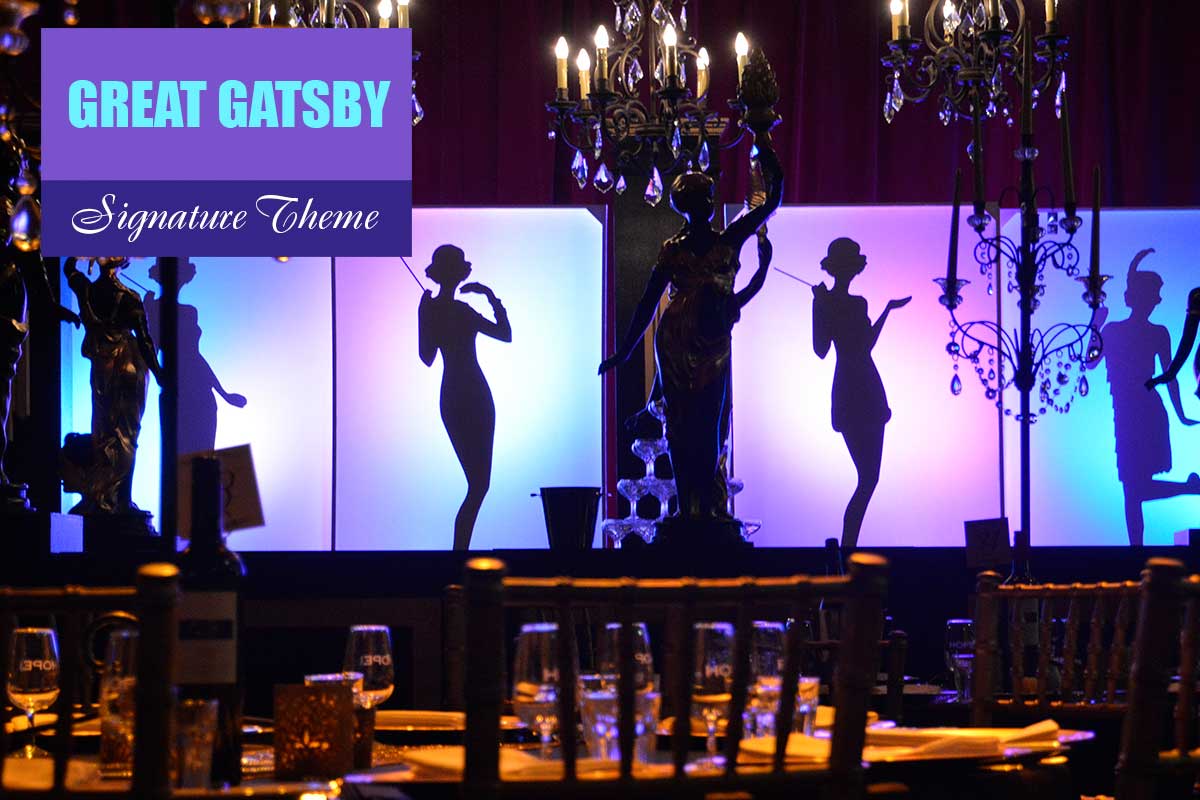 Great Gatsby Theme - Signature Themes - Sydney Prop Specialists