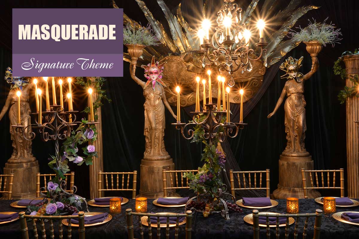 Masquerade Theme - Signature Themes - Sydney Prop Specialists