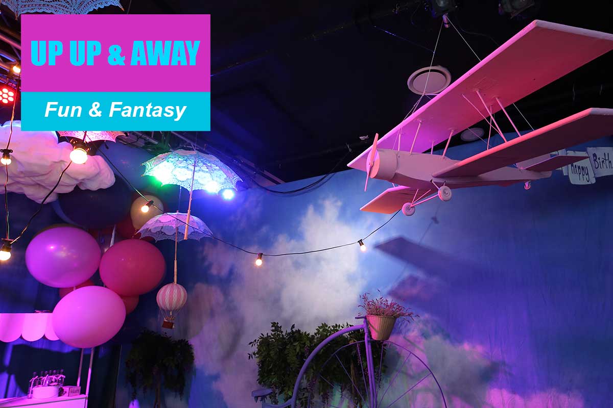 Up Up and Away Theme - Exhibition and Trade Show Themes at Sydney Prop Specialists