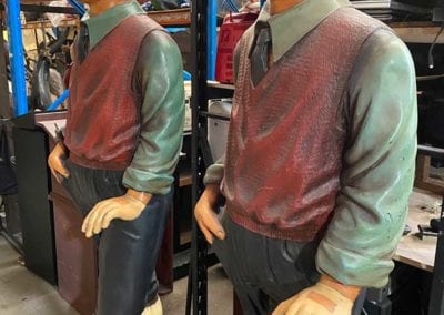Man Cave Props and Theming - Life-size Golfers and Sportsmen