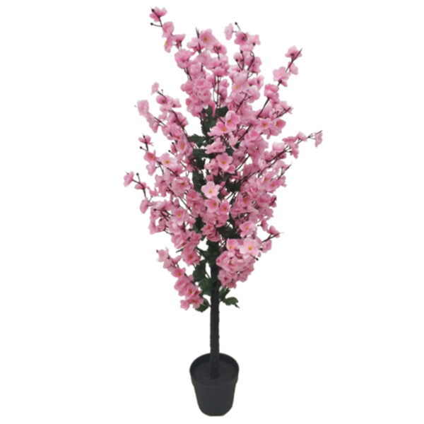 1.2m Blossom Tree Faux Pink