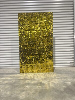 Gold Shimmer Wall