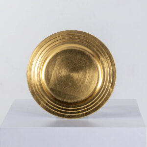Charger Plate - Modern Deco Triple-Tiered Gold
