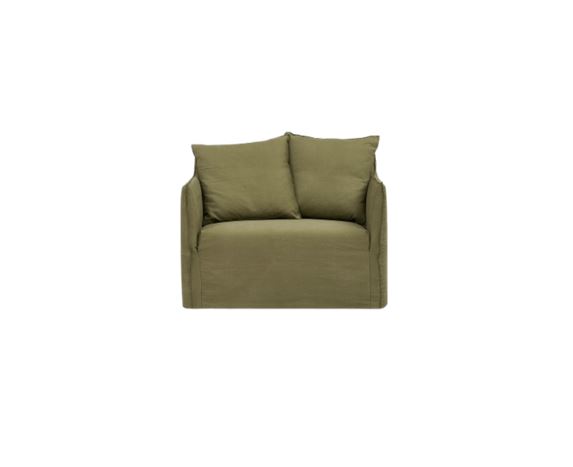 Joe Deep Lounge - Olive - Single Seater - Image 4