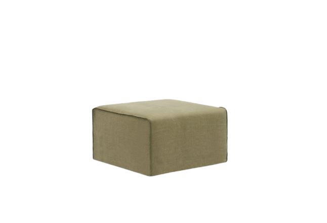 Joe Deep Lounge - Olive - Ottoman - Image 4