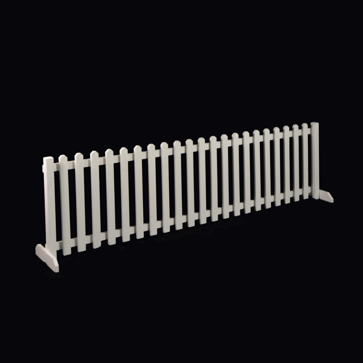White picket fencing