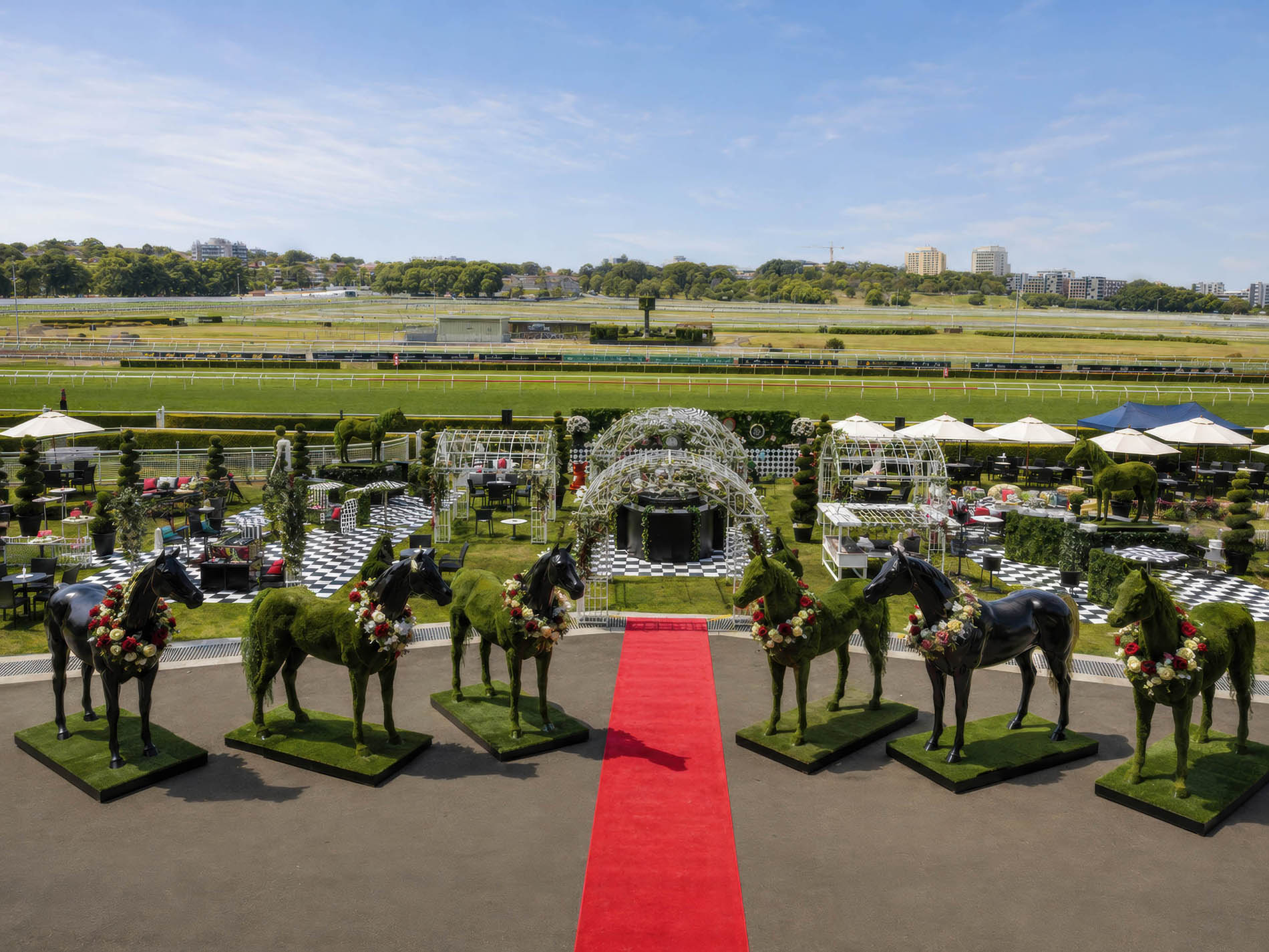 Melbourne Cup event styling detail