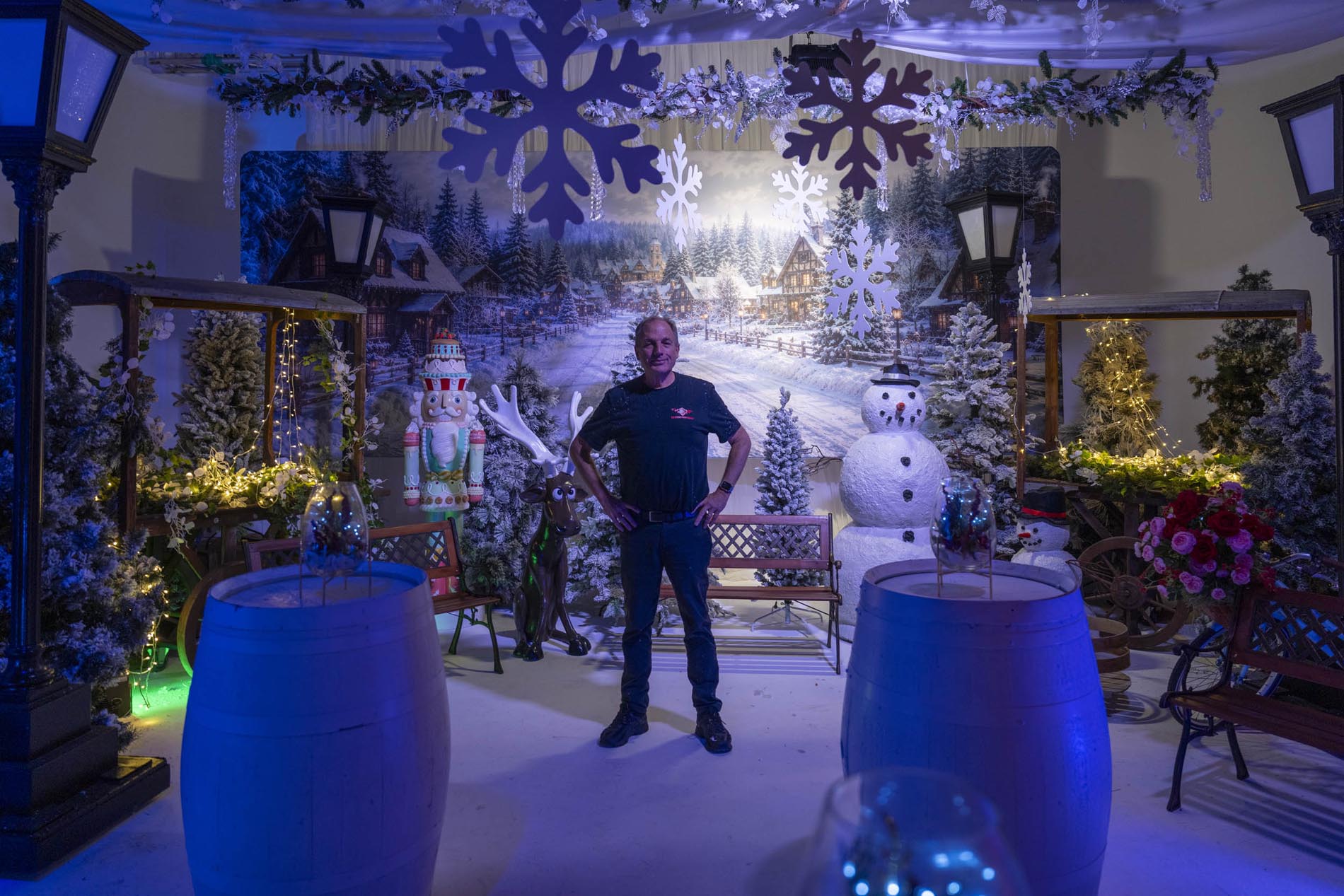 Christmas event theming