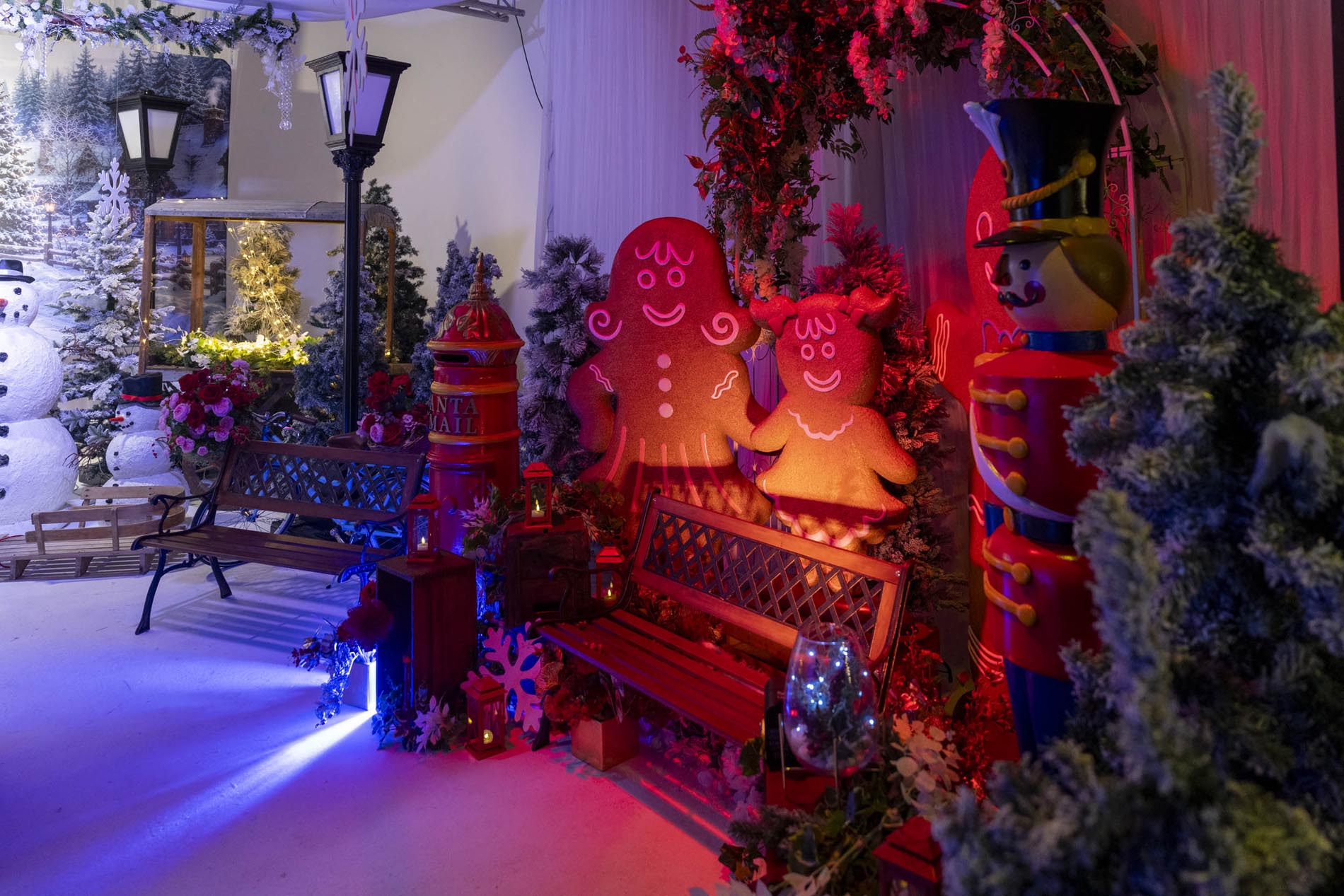 Gingerbread Village Christmas theming styling