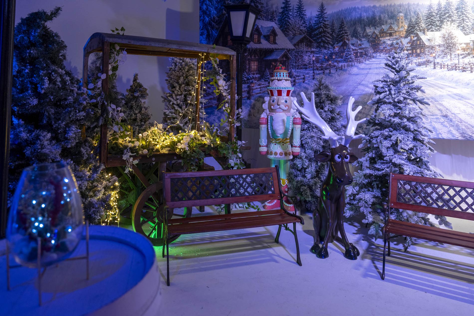 Christmas brand activation styling by Sydney Props