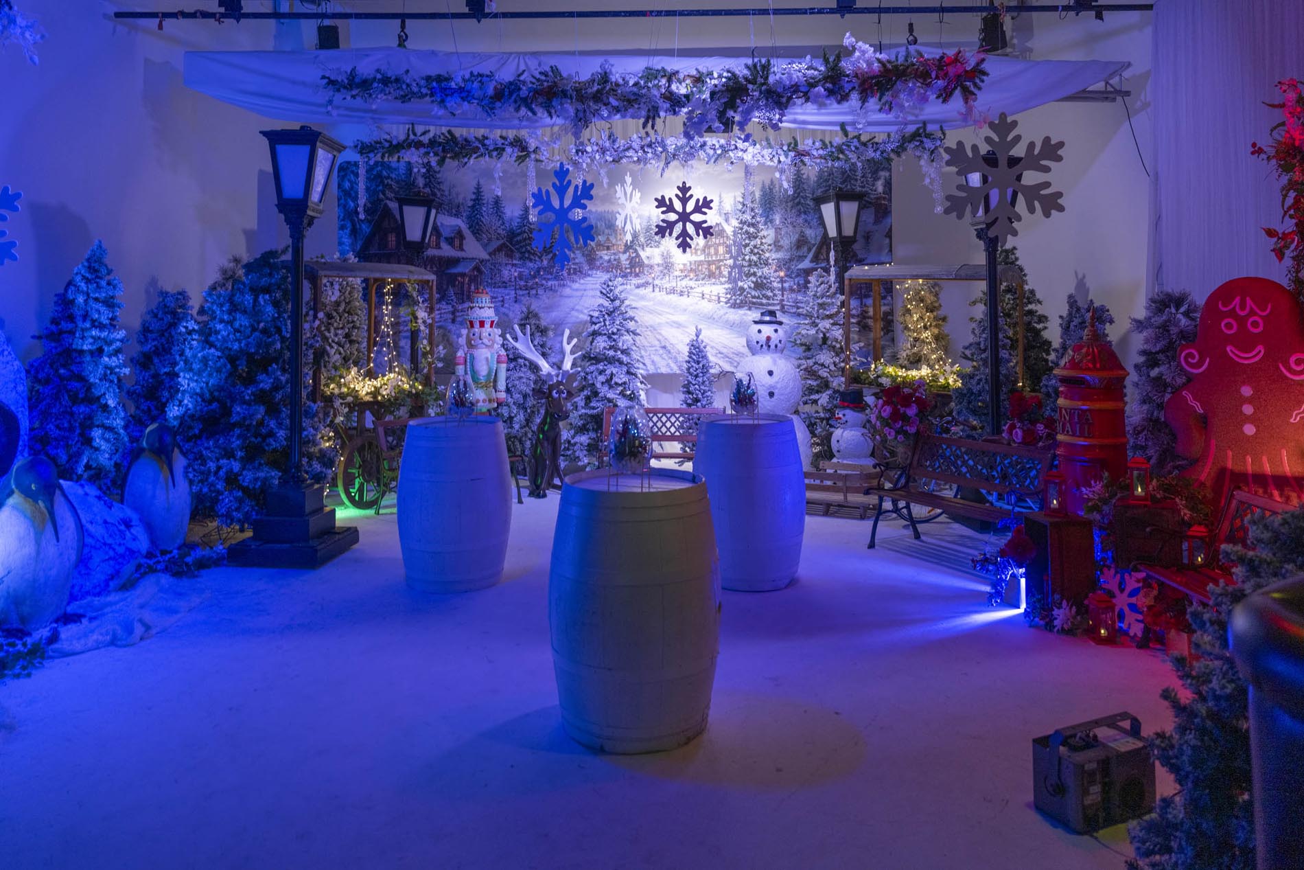 Enchanted Winter Wonderland Christmas theming styling